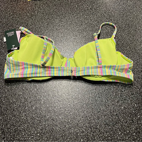 4/$20 NWT Wild Fable Multicolor Striped Bikini Top (XL) - Picture 4 of 7